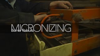 Micronizing UK Ltd  Rebuilding and refitting Micronizer burners [upl. by Solohcin]