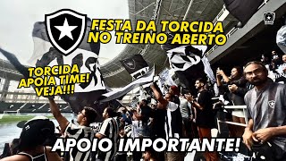 FESTA DA TORCIDA NOS MINUTOS FINAIS DO TREINO  JOGADORES PRESENTEANDO A TORCIDA [upl. by Neelasor]