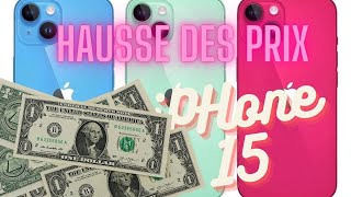 Hausse du prix de liPhone 15 et baisse des ventes  Où va Apple [upl. by Roper]