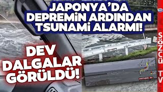 Japonya Depreminin Ardından Korkutan Uyarı Dev Dalgalar Yıktı Geçti Tsunami Kabusu [upl. by Bashuk]