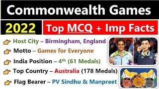 Commonwealth Games 2022 Current Affairs 2022 Commonwealth Games Winners List Commonwealth Games Gk [upl. by Noby]