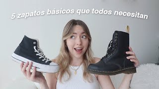 5 zapatos que toda chica necesita  básicos del closet [upl. by Seleta]