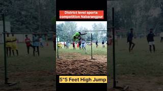 High Jump sports competition athletics sports sport sportsnews viralvideo viralshorts shorts [upl. by Alleahcim89]