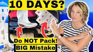 International Travel for 10 Days Do NOT Pack [upl. by Shulock]