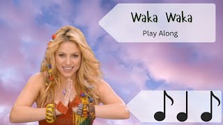 Waka Waka Body Percussion eighth note quarter note eighth note patterns ti ta ti [upl. by Etteloiv371]