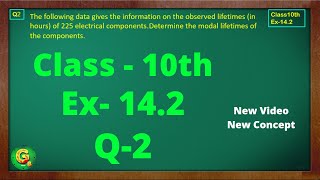 Ex 142 Q2 Class10  Statistics  Class10 Math  Class10 Ex 142 Q2  Green Board Classes [upl. by Halle]