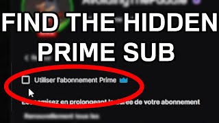 HOW TO TWITCH PRIME SUB  March 2024 Hidden Button [upl. by Nire]