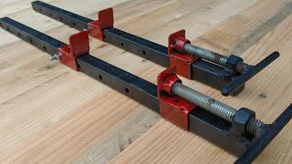 Como hacer prensas para Carpintería  How to make clamps for carpentry [upl. by Oilalue323]