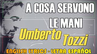 A COSA SERVONO LE MANI  Umberto Tozzi 1980 Letra Español English Lyrics Testo Italiano [upl. by Jaynes653]