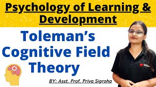 Tolman’s Sign Learning Theory  Toleman’s Cognitive Field Theory  Psychology of Learning amp Develop [upl. by Proudlove]