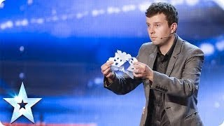 Chris Nicholson folds on stage  Britains Got Talent 2014 [upl. by Sharai]