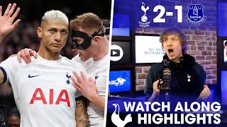 TOTTENHAM NARROWLY SCRAPE VICTORY Tottenham Vs Everton WATCHALONG HIGHLIGHTS [upl. by Polito]