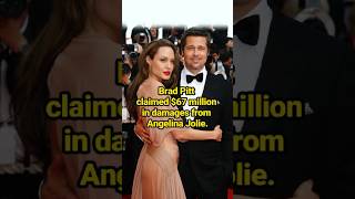 1Brad Pitt claimed 67 million in damages from Angelina Jolie celebrity BradPitt [upl. by Lilas]