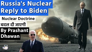 Russias Nuclear Reply to Biden  Putin will Officially Change Russias Nuclear Doctrine [upl. by Atinat]