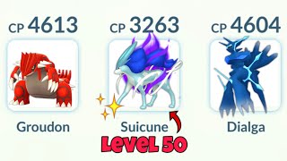 LeveL 50 SHADOW SHINY SUICUNE is AMAZING Pokemon GO [upl. by Tnomyar]