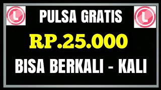 WOW VOUCER PULSA TOKOPEDIA GRATIS RP25000 RIBU DAN BISA DIAMBIL BERKALI  KALI TANPA BATAS [upl. by Taft]