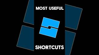 Most useful Roblox Studio SHORTCUTS  shorts [upl. by Iila41]