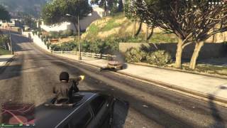 GTA Online  Turreted Limo fun [upl. by Ronnica]