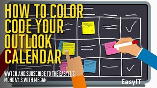 How To Color Code Your Microsoft Outlook Calendar [upl. by Kosiur197]