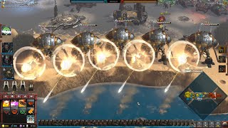 Space Marines vs Orks  Movie Marines Mod  Massive Battle  4K Quality  WH 40K Dawn Of War 3 [upl. by Nath]