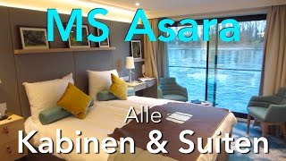 MS Asara  Kabinen amp Suiten Flussschiff [upl. by Ahsienar]