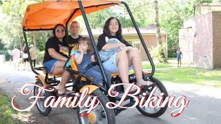 FAMILY BIKING DURING SUMMER VACATION 2021 IN ROOMPOT  BLOEMEN FAMILY  FAMILY BONDING [upl. by Drahser384]