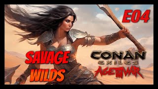 🐯Conan Exiles  Savage Wilds  Episode 4  Exploring the North [upl. by Aicylla106]