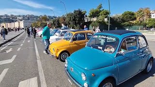 Napoli gran raduno della Fiat 500 storiche [upl. by Oly131]