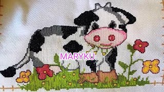 BORDADOS EN PUNTO DE CRUZ ÉSTO TE DARÁ INSPIRACIÓNSON FANTÁSTICOS ESTOS LINDOS DISEÑOSMARYKU 👍👍 [upl. by Yekcir]