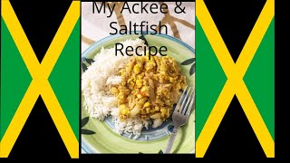 How to make Ackee And Saltfish  Jamaican Dish Jamaican Recipe [upl. by Alleirbag]