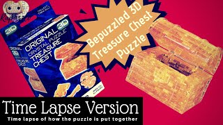 Bepuzzled 3D Crystal Puzzle Treasure Chest Time Lapse Version [upl. by Pack]