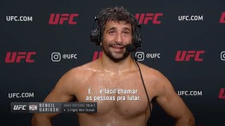 UFC Vegas 6 Entrevista pósluta com Beneil Dariush [upl. by Soirtemed]