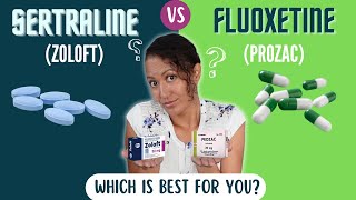 Comparison of Fluoxetine Prozac vs Sertraline Zoloft [upl. by Cart]