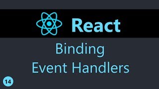 ReactJS Tutorial  14  Binding Event Handlers [upl. by Soilissav]