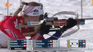 13122014 Biathlon Hochfilzen RelayStaffel Damen Winner GermanyDeutschlandfull [upl. by Elspet]