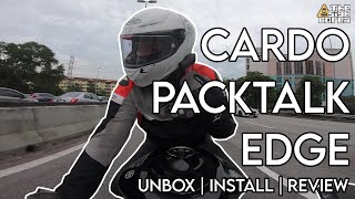 Cardo Packtalk Edge  Unbox  Install  Review [upl. by Heywood]