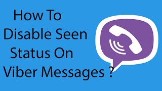 How to Disable or Remove Seen Status On Viber Messages 2016 [upl. by Verda]