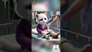 Cute cat baby sad storycharitybeautiful in whitesadsongytshortsaicat rescue [upl. by Naihr]