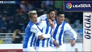 Gol de Vela 43 en el Real Sociedad  Celta de Vigo  HD [upl. by Yelkao]