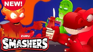 NEW Volcano Science Experiment  Kids Cartoons  STEM  Smashers World  Animated Stories [upl. by Benedetta]