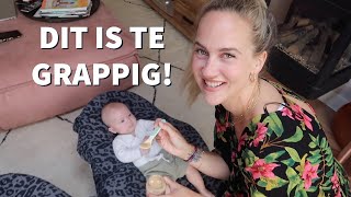 TWEELING KRIJGT EERSTE HAPJE  TIGERELISE VLOG 37 [upl. by Noskcaj817]