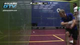 Squash  Delaware Investments US Open 2012 Mens SemiFinal Roundup [upl. by Letsyrc]