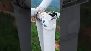 Why do Wind turbines rotate slowly  shorts windturbine facts [upl. by Tillman]