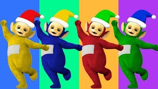 Learn Colors with Teletubbies Wrong Santa Hat Colors Finger Family Song Nursery Rhymes for Kids [upl. by Stephenson677]