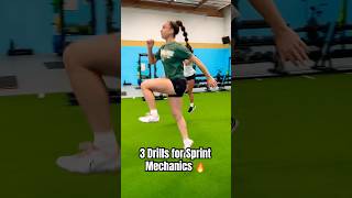 3 Drills for Sprint Mechanics Athlete Speed Training shorts [upl. by Patrizius]