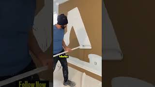 Amazing Wall painting 😲 shortsfeed youtubeshorts [upl. by Blinni600]