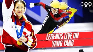 Firstever gold medallist for China at the Olympic Winter Games  Legends Live On [upl. by Sateia]