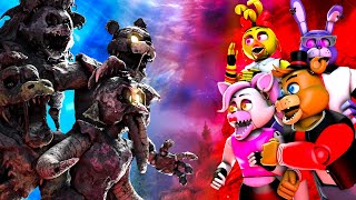 SFM FNaF Security Breach Multiverse vs Security Breach Melted [upl. by Tound467]