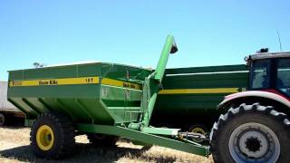 Harvesting with the Trufab Chaser Bin  2011 [upl. by Leamse376]