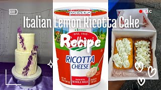 Italian Ricotta cake recipe wedding cake tasting catching up on YouTube recipes youtube cake [upl. by Eisyak]